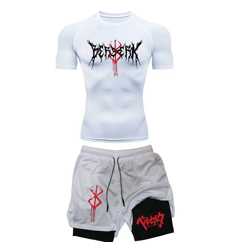 Apex Ritual Men's Compression Training Set – Breathable Top & Shorts