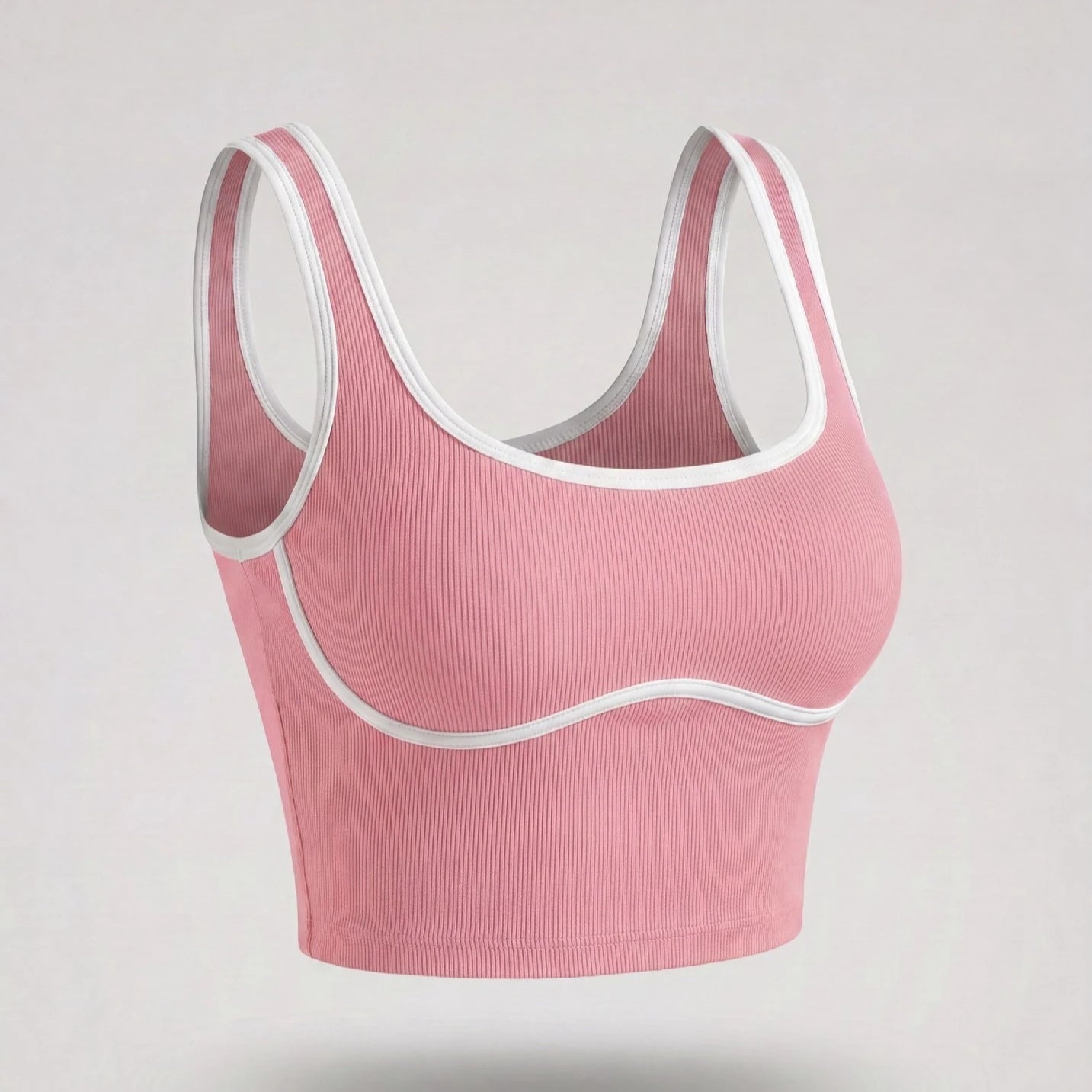 Apex Ritual – Color Blocking Sports Vest Women – No-Wire Push Up Fitness Bra