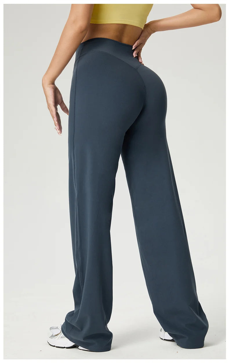 Women's Workout Wide-Leg High-Waist Leggings