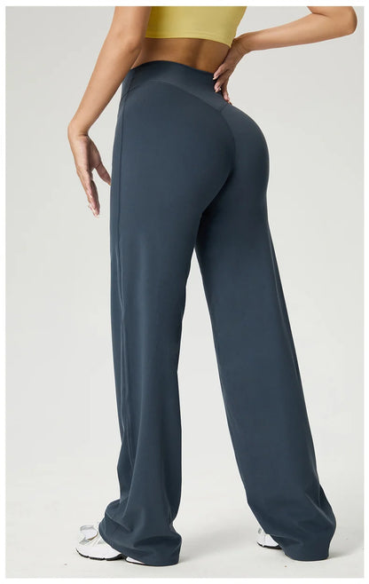 Women's Workout Wide-Leg High-Waist Leggings