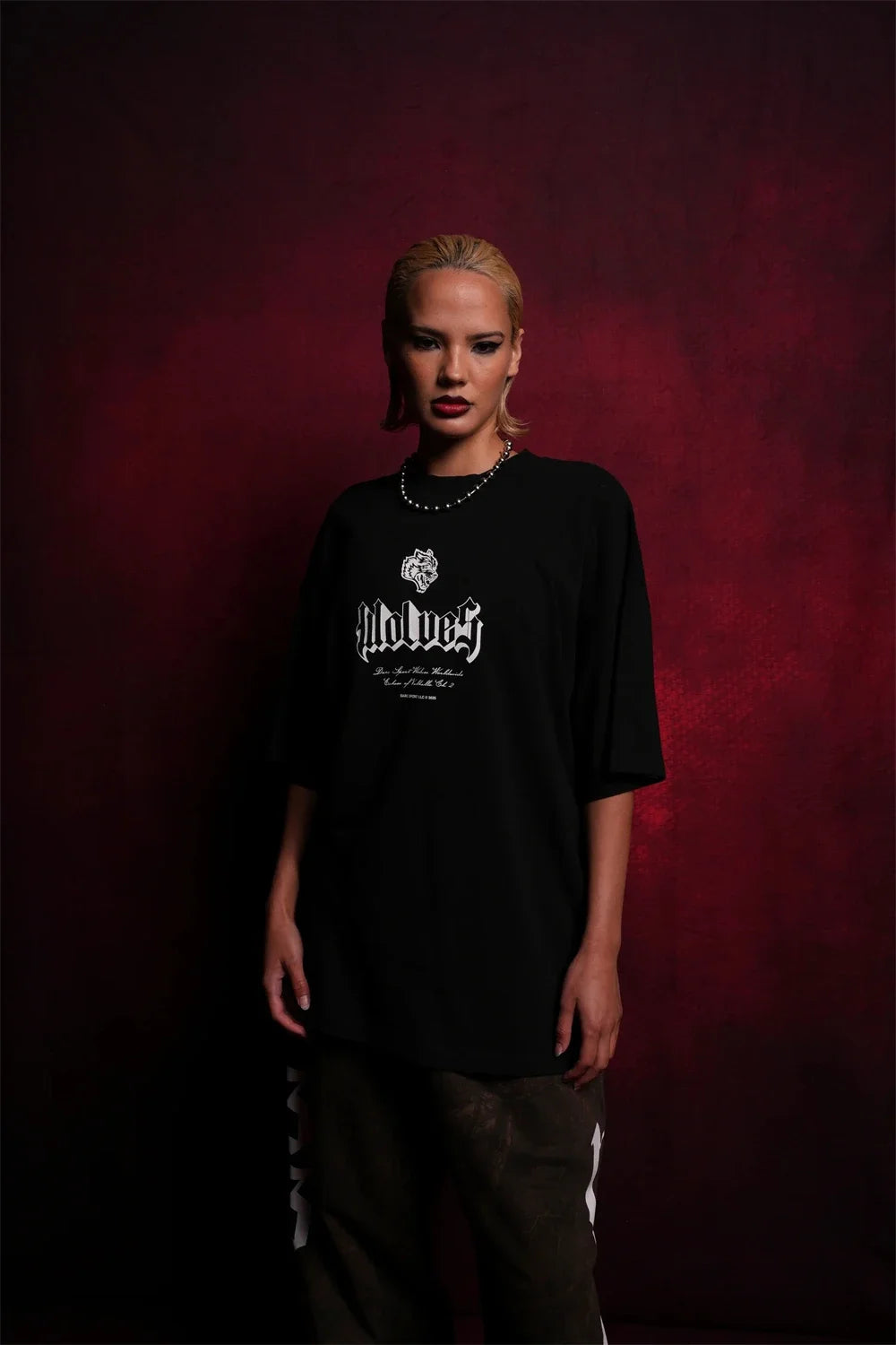 Apex Ritual – EINHERJAR サイドバイサイド オーバーサイズ Tシャツ – Y2K ゴシック ヒップホップ カップル Tシャツ