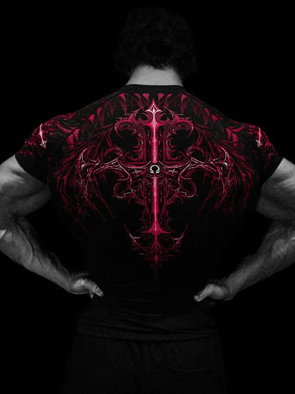Breathedivinity Quick-dry Short-Sleeved Fitness Training Elastic Tight-Fitting Clothing Cycling Compression Fitness T-shirt