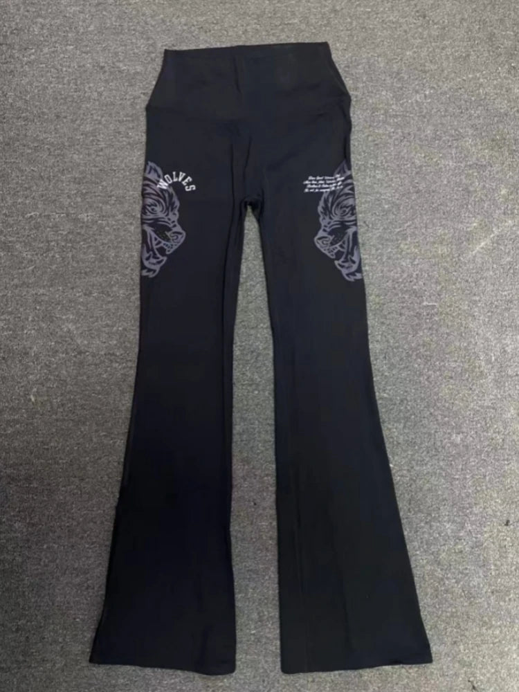 DARC SPORT Yoga Flare Pants - Summer Quick-Drying Wide Leg Pants with Tight Fit, High Waist, Show Long Legs, Sporty and Casual P