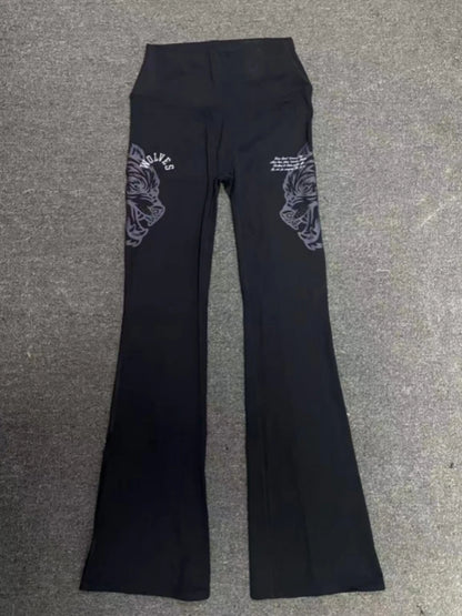 DARC SPORT Yoga Flare Pants - Summer Quick-Drying Wide Leg Pants with Tight Fit, High Waist, Show Long Legs, Sporty and Casual P