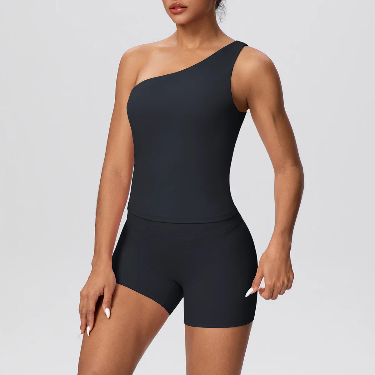 Apex Ritual Women's 2-Piece Sports Set – Push-Up Bra & Shorts