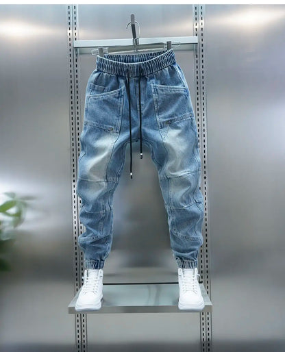 Fashionable Harem Jeans Outdoor Casual Men's Trousers Luxury Brand Men Clothing