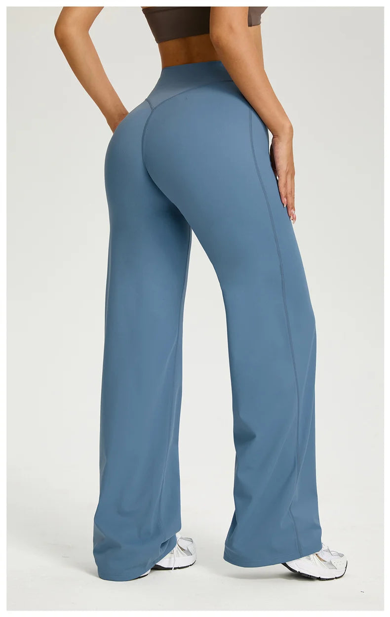 Women's Workout Wide-Leg High-Waist Leggings