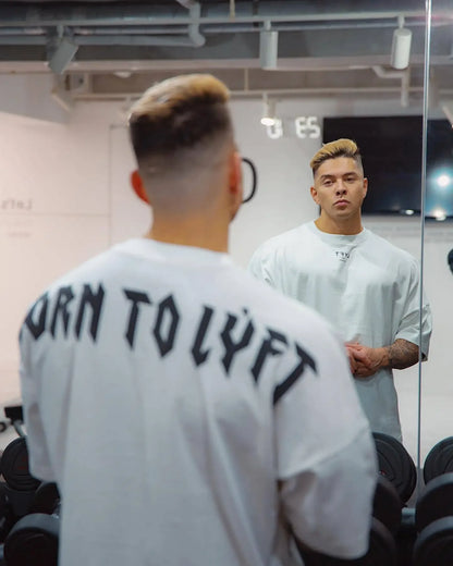 Apex Ritual – メンズ ゆったりフィット サマー スポーツ Tシャツ – フィットネス バスケットボール 半袖 韓国スタイル