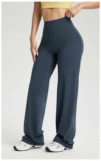 Women's Workout Wide-Leg High-Waist Leggings