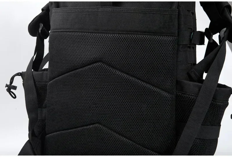 25L/45L Tactical Backpack Outdoor for Women/men Laser Cut Molle Hiking 3Day pack School Bag Gym Rucksack with Dual Cup Holder