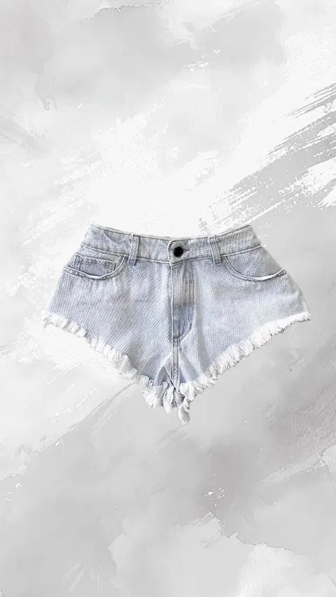 Street style British flag pattern women's shorts Y2k denim goth slim sexy fashionable and versatile low waist black denim shorts