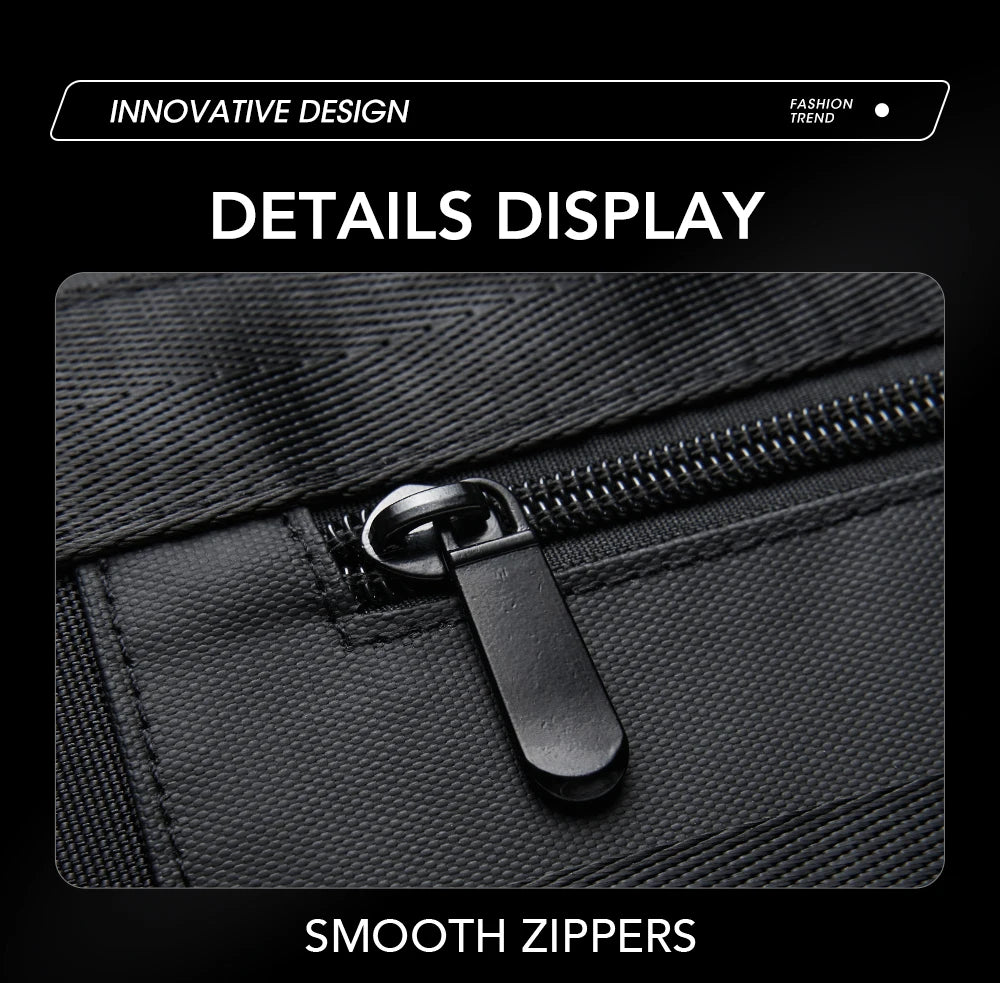MATE ELAN Waterproof Business Men's Messenger Bag, Multi-functional Laptop Case, Casual Large Capacity Crossbody Bag for Men