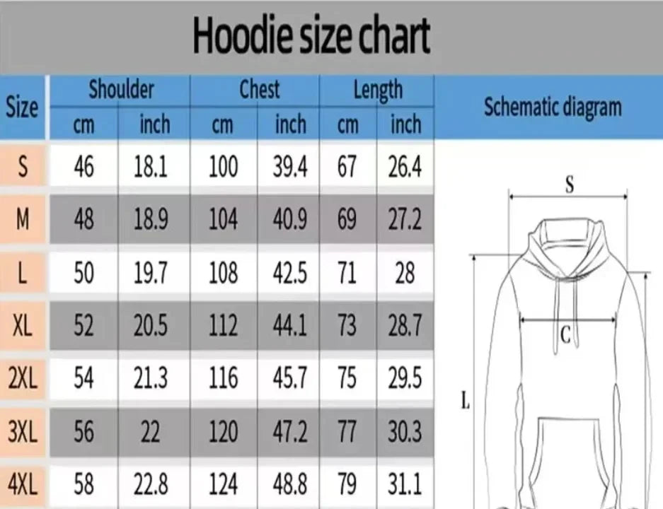 Women's Plus-size Hooded Sweatshirt Gothic Angel and Demon Pattern Autumn and Winter Fleece Streetwear Oversized Loose Casual