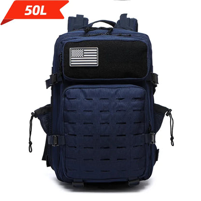 Apex Ritual – タクティカルMOLLEハンティングバックパック 25L/50L – EDC ジム＆アウトドアハイキングリュックサック ボトルホルダー付き