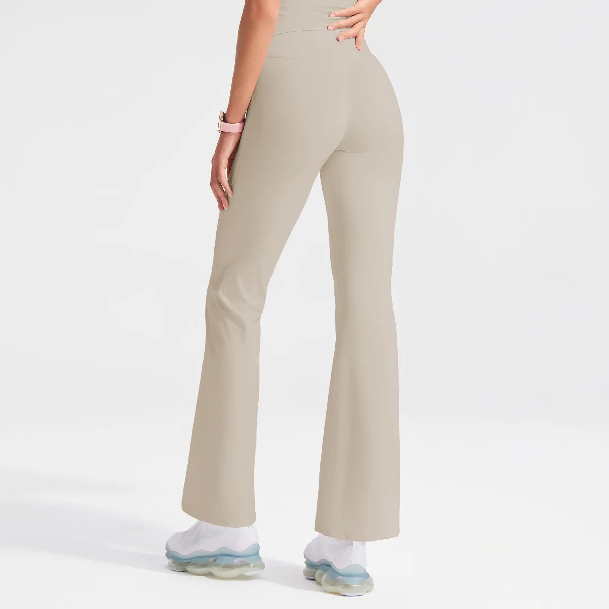 Women's Workout Wide-Leg High-Waist Two-Piece Set