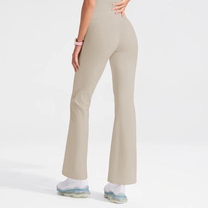 Women's Workout Wide-Leg High-Waist Two-Piece Set