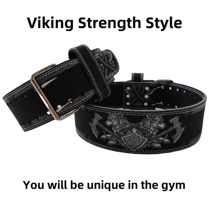 Viking Weight Lifting Belt 10cm Wide Powerlifting Belt, Gym Heavy Duty Fitness Belt for Men Women Weightlifting, Deadlift, Squat