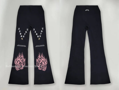 DARC SPORT Yoga Flare Pants - Summer Quick-Drying Wide Leg Pants with Tight Fit, High Waist, Show Long Legs, Sporty and Casual P