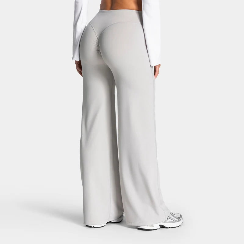 Women's Scrunch Wide-Leg Yoga Pants