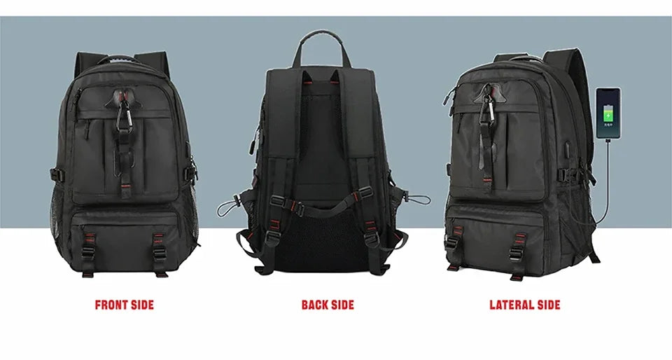 SWISS MILITARY Travel Backpack Large Capacity Waterproof USB Expandable Bag 17.3 Laptop Bag Men Outdoor Sports Backpacks Mochila