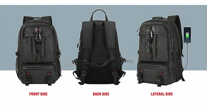 SWISS MILITARY Travel Backpack Large Capacity Waterproof USB Expandable Bag 17.3 Laptop Bag Men Outdoor Sports Backpacks Mochila