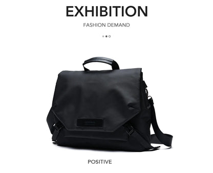 MATE ELAN Waterproof Business Men's Messenger Bag, Multi-functional Laptop Case, Casual Large Capacity Crossbody Bag for Men
