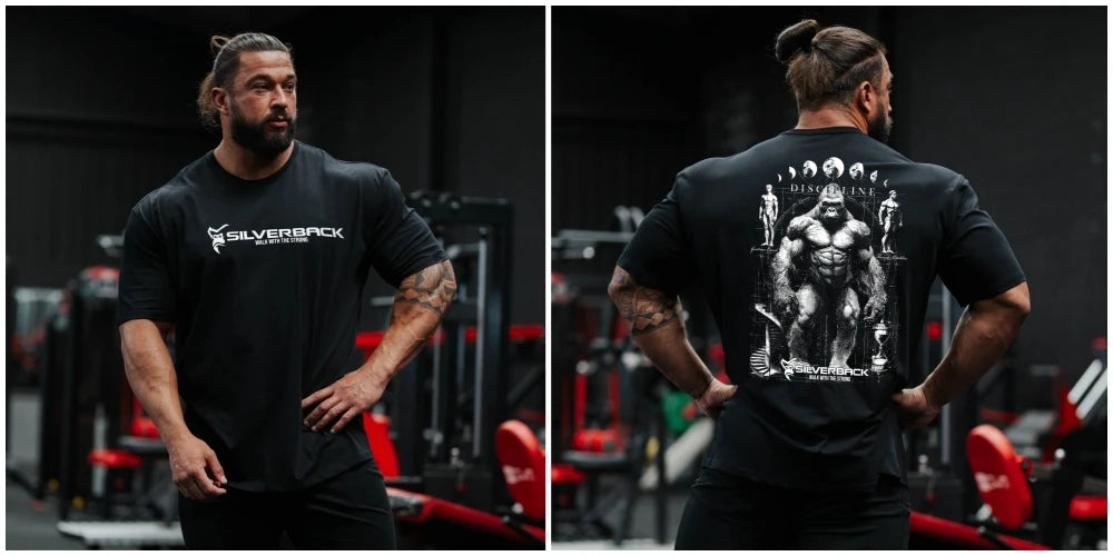 Apex Ritual – オーバーサイズ ジムTシャツ – ゆったり 通気性 ボディビルディング フィットネスTシャツ