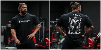 Apex Ritual – オーバーサイズ ジムTシャツ – ゆったり 通気性 ボディビルディング フィットネスTシャツ
