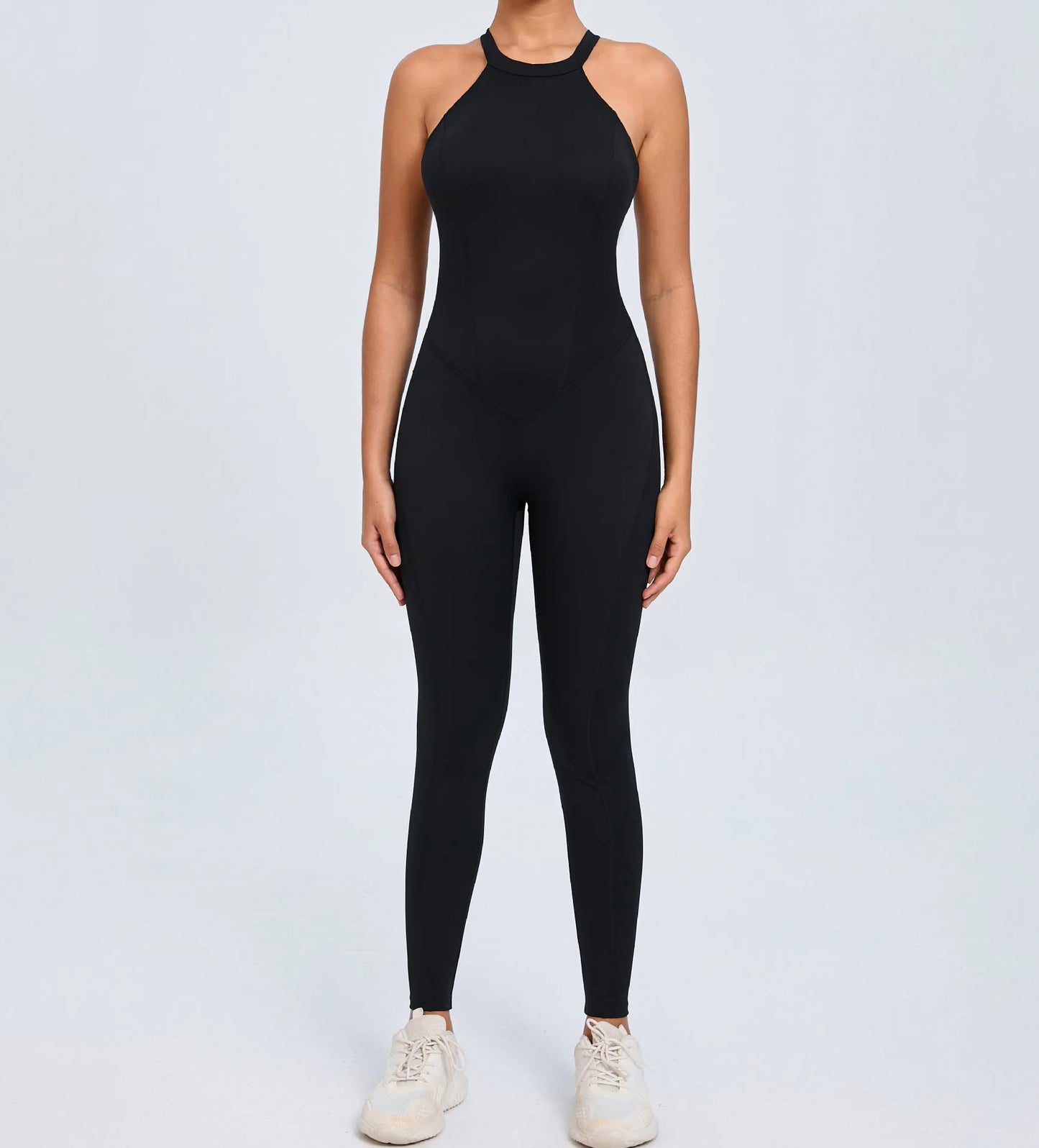 Women's Workout Coffee Jumpsuit