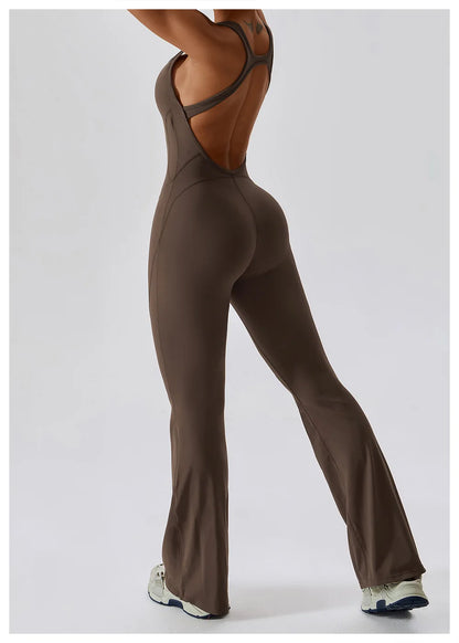 Apex Ritual – Women's One-Piece Gym Jumpsuit – Stretch Sports Bodysuit