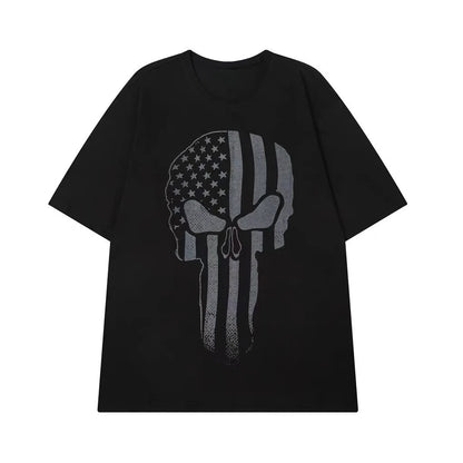 2026 Fitness man's loose sports T-shirt. Made of cotton, it is comfortable and suitable for sports enthusiasts.