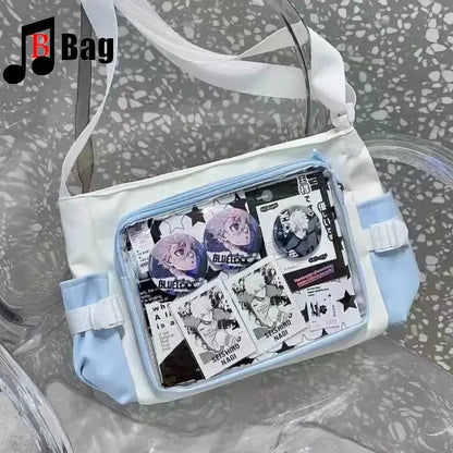 Japanese One shoulder large capacity female Ita Bags Y2K Spice Girl Uniform bag Comic Exhibition Goth Lolita Women Computer bag