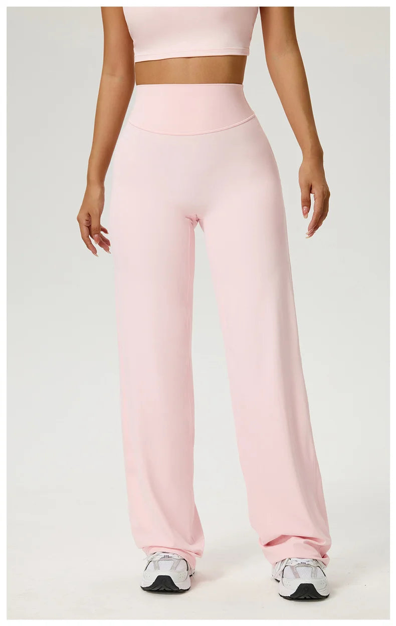 Women's Workout Wide-Leg High-Waist Leggings