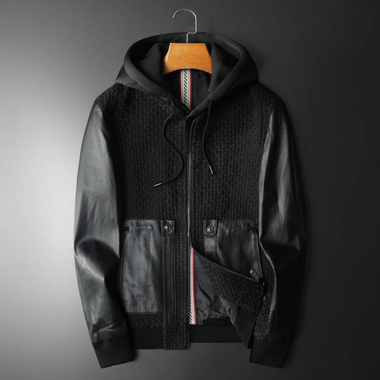 Men's Faux Leather Jacket