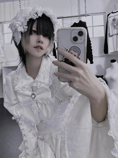Women's Harajuku Gothic Lolita Mini Dress