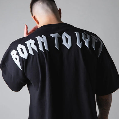 Apex Ritual – メンズ ゆったりフィット サマー スポーツ Tシャツ – フィットネス バスケットボール 半袖 韓国スタイル