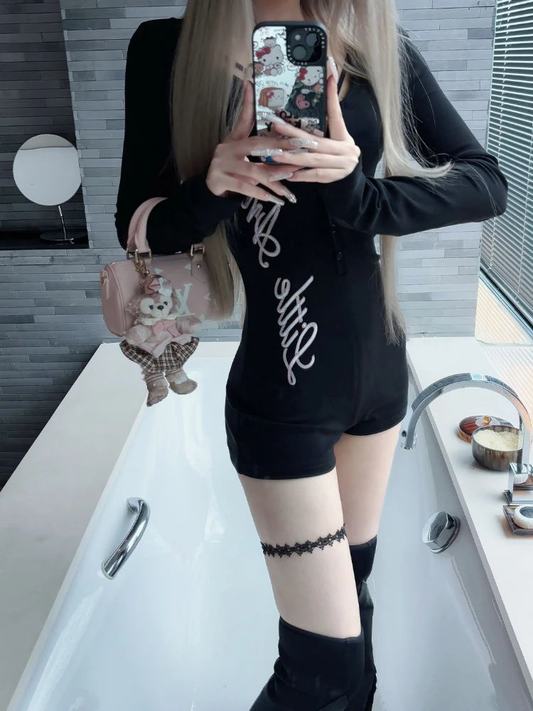 Women's Sporty Slim Fit Jumpsuit Shorts