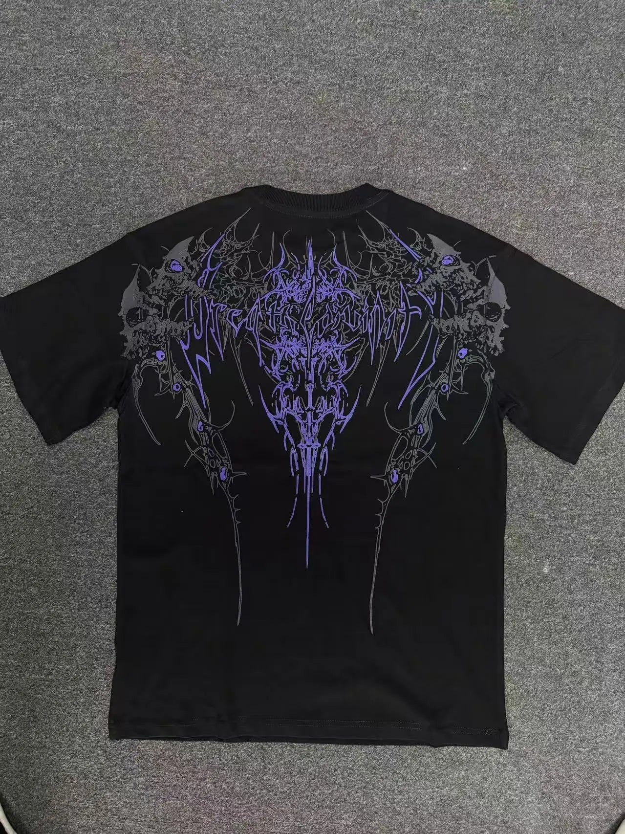 Breathedivinity American-style printed fitness cotton t-shirt for gym and sports activities