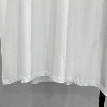 HKSH Spring Summer New Men's Tide Dark Cotton Form Five Star Printed Pattern Cotton T-shirts Half Sleeve Women Chic Tees HK2006