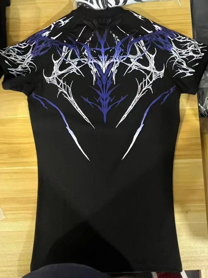 Breathedivinity sports bra compressive high-elasticity training men's and women's short-sleeved quick-drying T-shirts