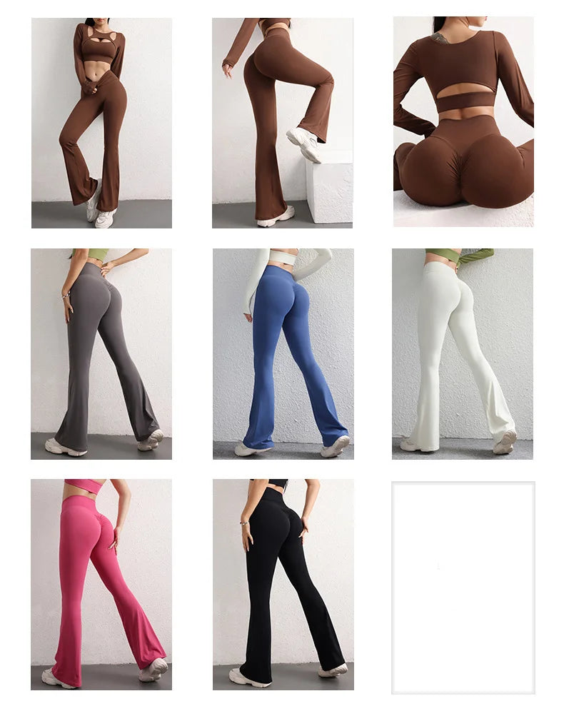 Women's Workout Wide-Leg Slim Fit Yoga Pants