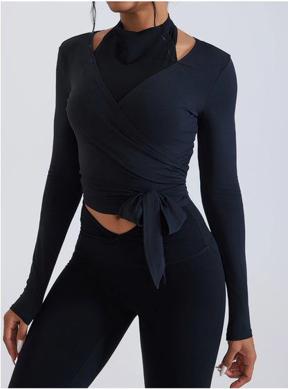 Apex Ritual – 新型ヨガ長袖ジムシャツ – スポーツトップ フィットネス アウトドア ランニング (Mujer)