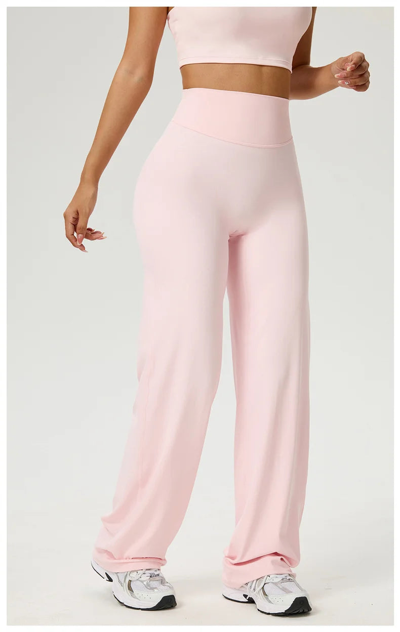 Women's Workout Wide-Leg High-Waist Leggings
