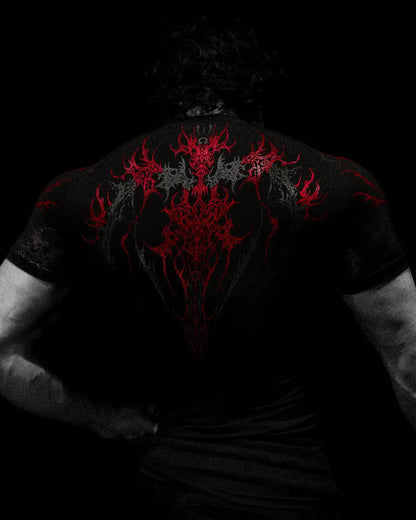 Breathedivinity Quick-drying Compression Shirt with High Elasticity and Breathability for Training and Tight Sleeve Short-Sleeve