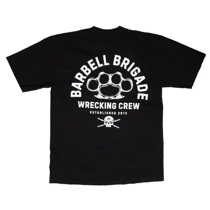 Clearance Sale BARBELL Men Running Sport Cotton T-shirt Gym Fitness Skull Print Shirt Summer Jogging Training Tee Tops
