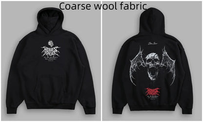Men's Fleece-Lined Oversized Graphic Sweatshirt