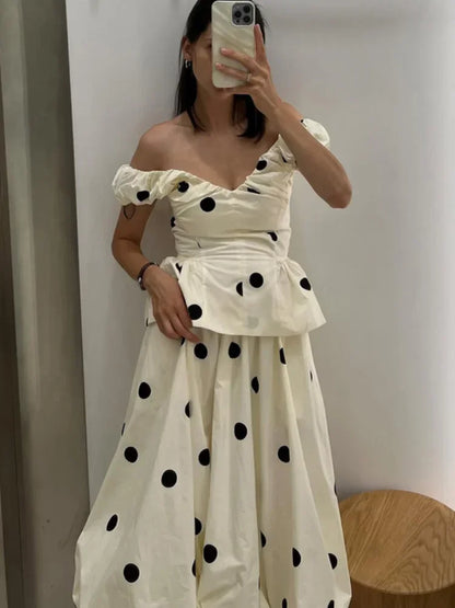 Vintage Polka Dot Backless Tank Tops Sexy Summer Street Chic Slim Deep V Neck Vest Casual Ruffles Sleeveless Tops Woman 2026