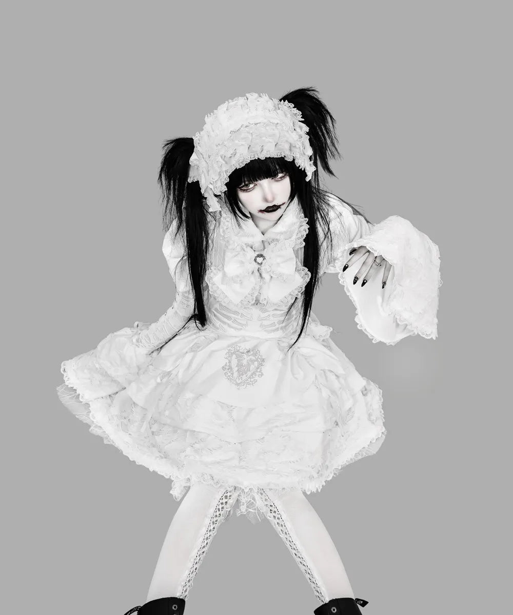 Women's Harajuku Gothic Lolita Mini Dress