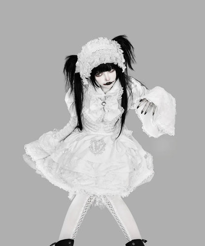 Women's Harajuku Gothic Lolita Mini Dress