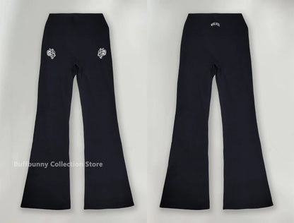 DARC SPORT Yoga Flare Pants - Summer Quick-Drying Wide Leg Pants with Tight Fit, High Waist, Show Long Legs, Sporty and Casual P